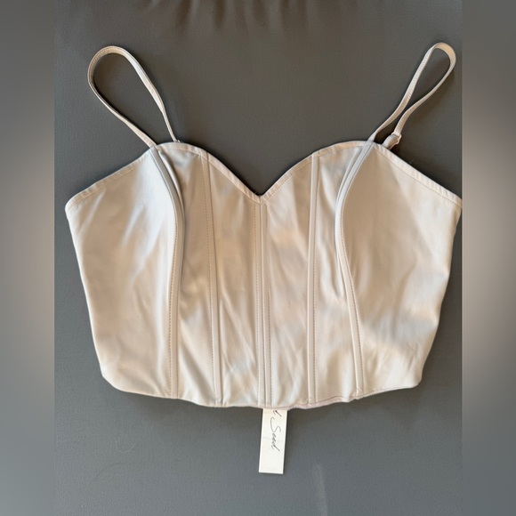 Mustard seeds Vegan Top -  Corset
Vegan Crop Top Size L - Picture 1 of 6